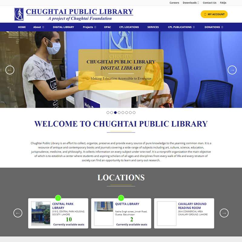 Chughtai Public Library - A Project of Chughtai Foundation