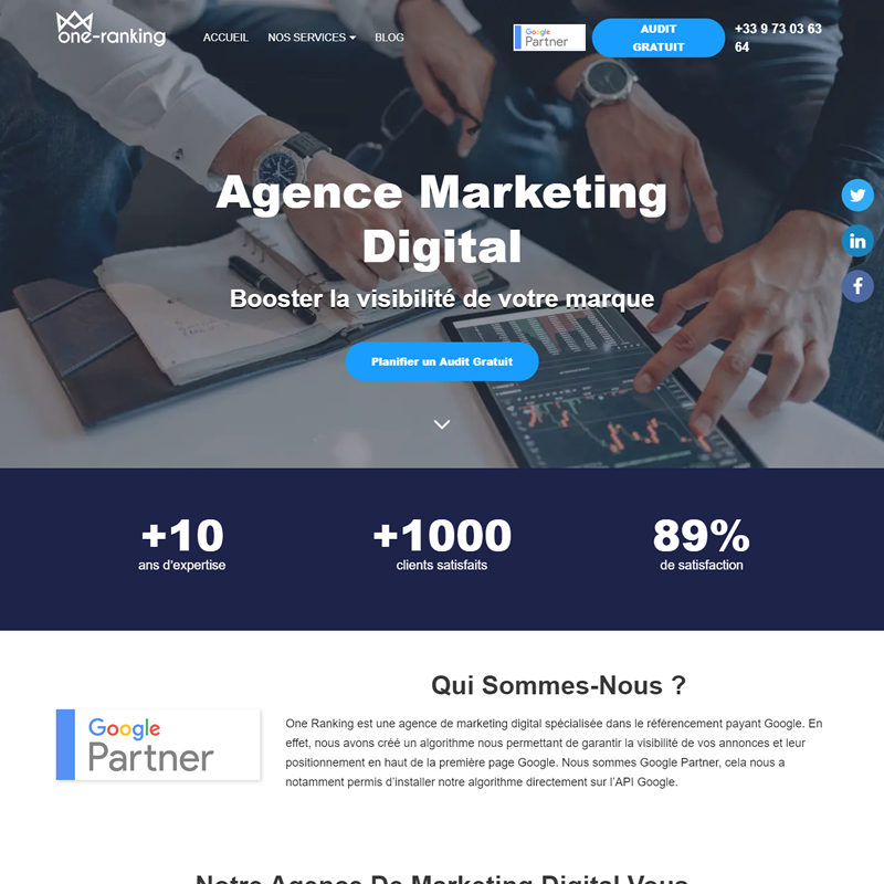 ONE RANKING - Natural SEO and Digital Marketing Agency